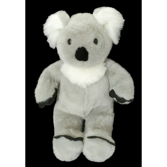 Build A Bear Koala Marsupial Gray White Fur Plush Stuffed Animal Toy Retired 17" - Picture 3 of 13
